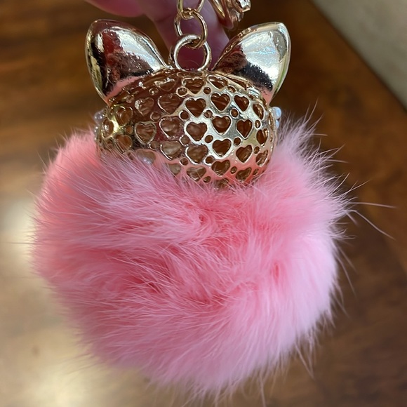 Bag charm key chain pink - Picture 3 of 4